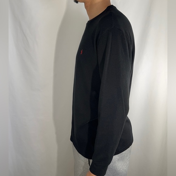 Men’s XXL Black Polo Ralph Lauren LS Thermal - Picture 2 of 4